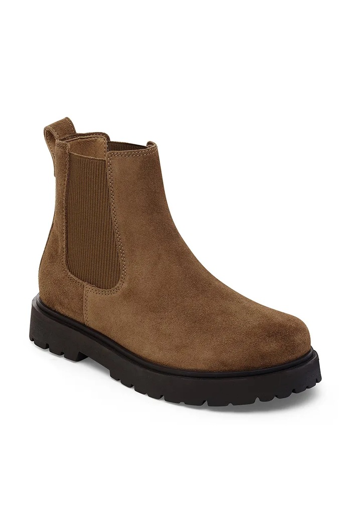 Σουέτ μπότες τσέλσι Birkenstock Highwood Slip On Mid M 1030115 καφέ AW25