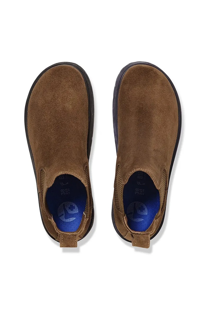 Σουέτ μπότες τσέλσι Birkenstock Highwood Slip On Mid M καφέ 1030115