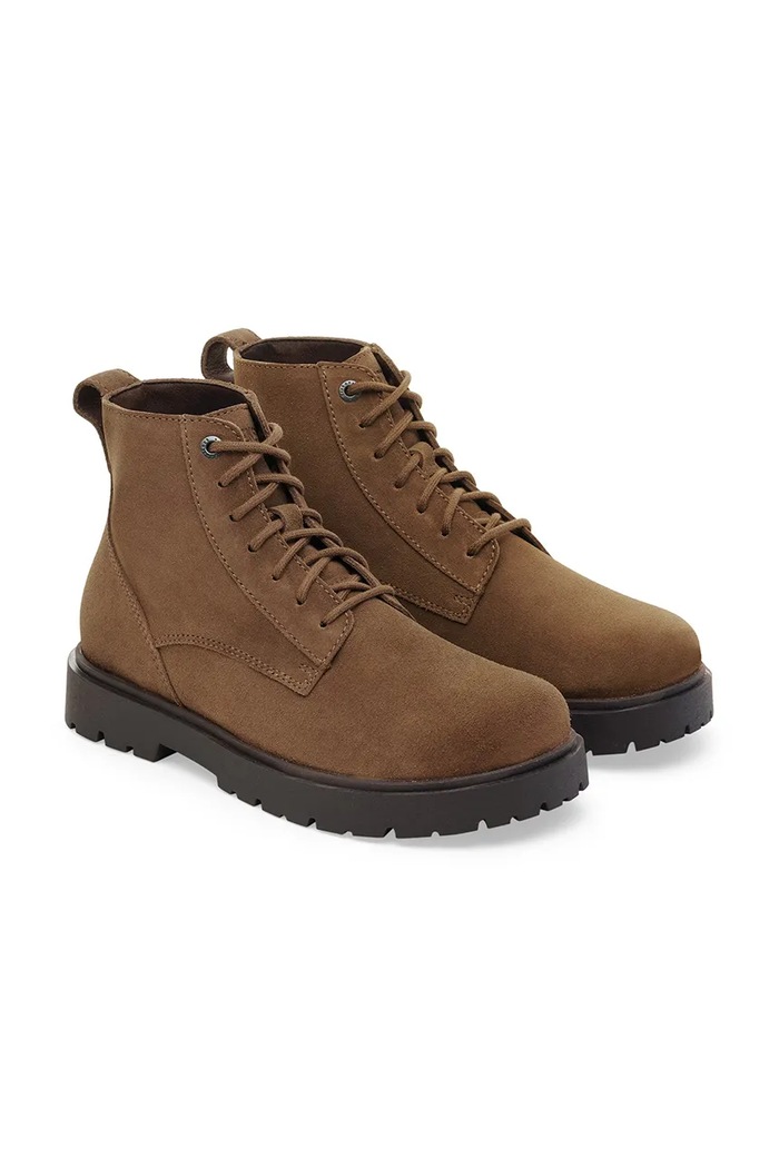 Παπούτσια Σουέτ παπούτσια Birkenstock Highwood Lace Mid M 1030965 καφέ