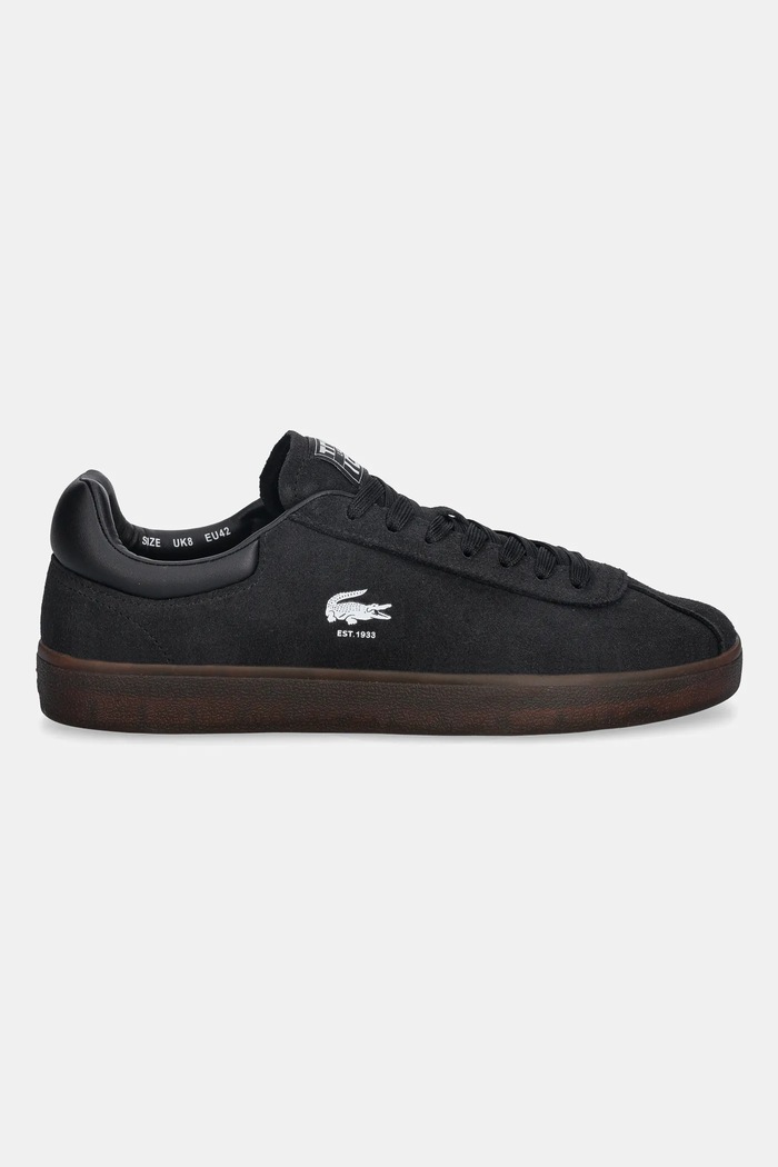 Σουέτ sneakers Lacoste Baseshot Sneakers 50SMA0026 μαύρο SS26