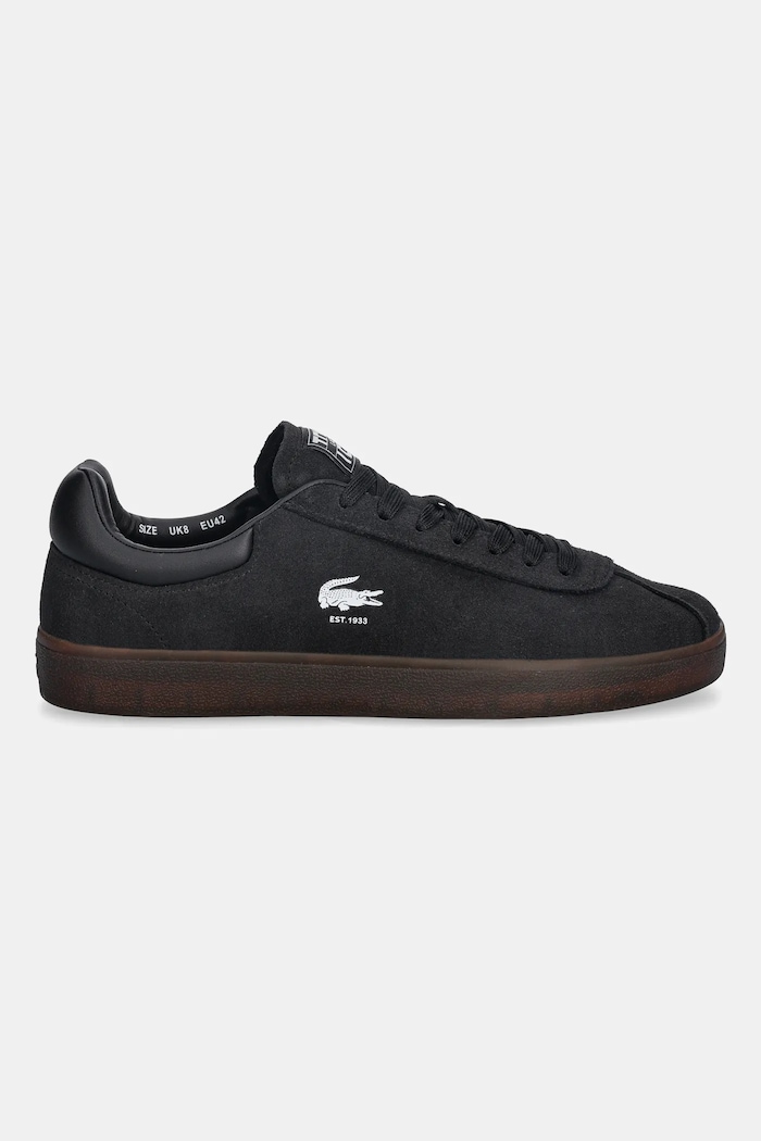 Σουέτ sneakers Lacoste Baseshot Sneakers 50SMA0026 μαύρο SS26