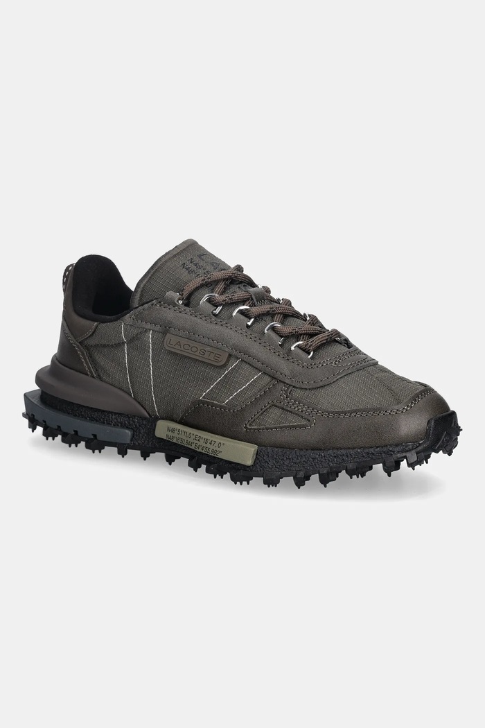 Superge Lacoste Elite Active Sneakers Rene Tekstil rjava 50SMA0076