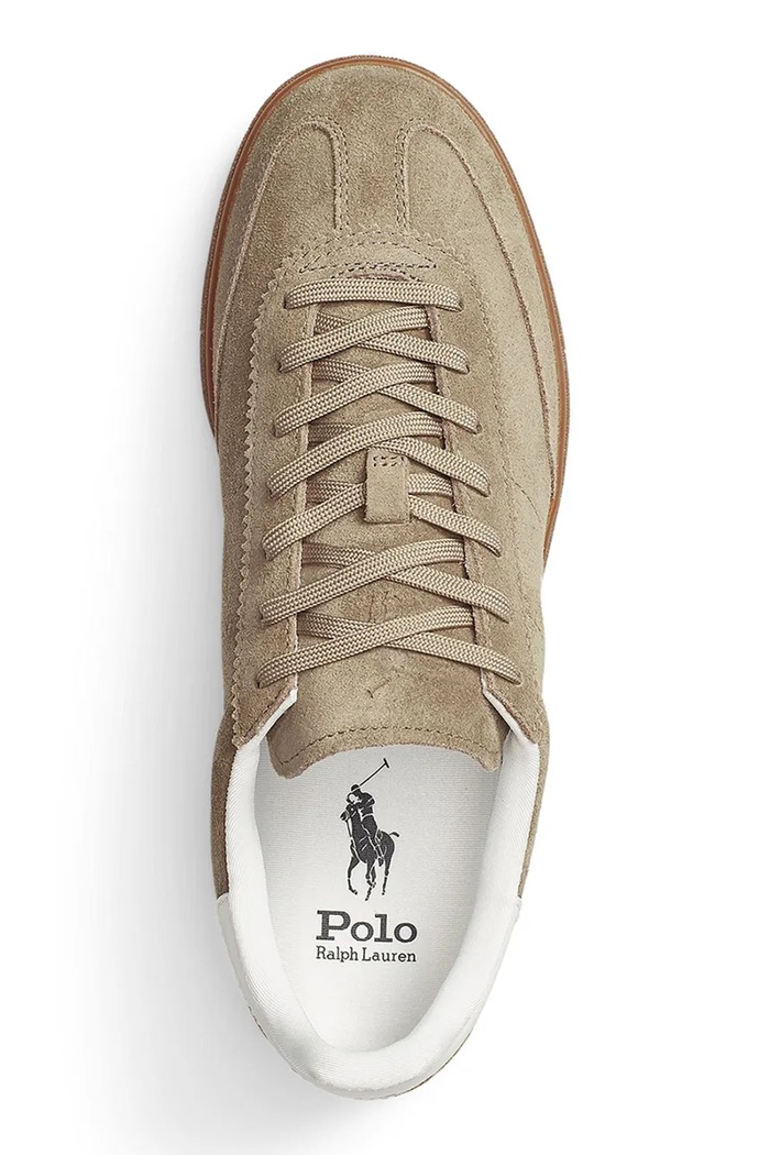 Σουέτ sneakers Polo Ralph Lauren Bedford Pp μπεζ 809967889002.230