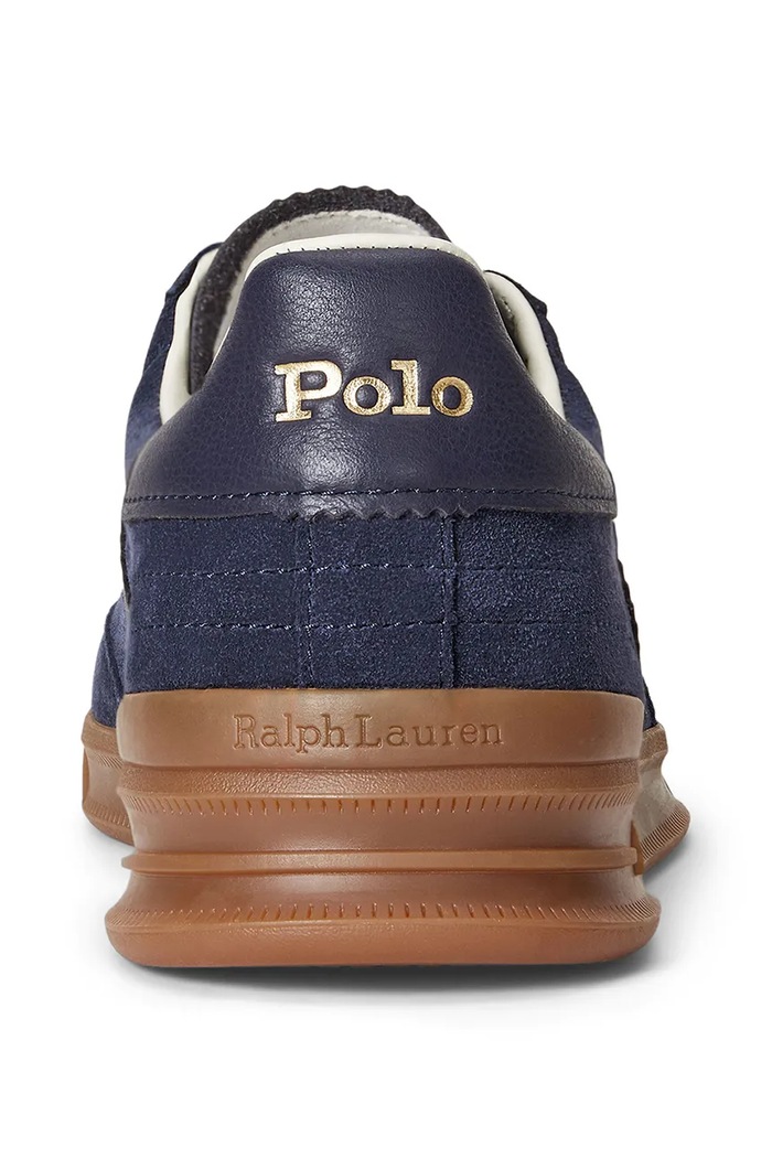 Взуття Шкіряні кросівки Polo Ralph Lauren Hrt Aera Pp 809973707002.400 темно-синій