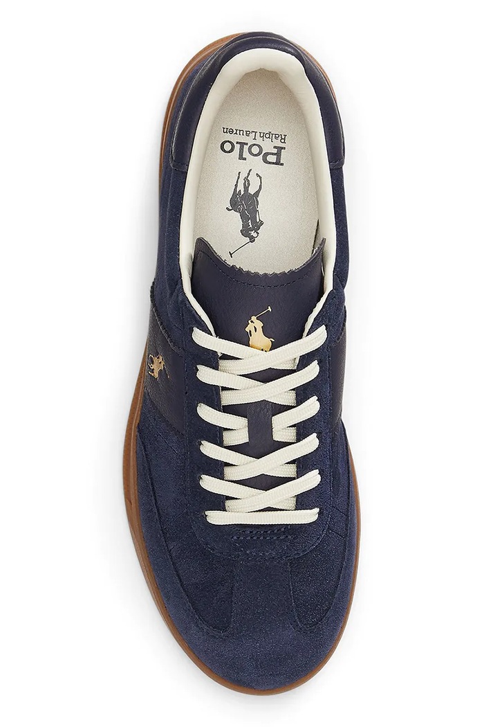 Шкіряні кросівки Polo Ralph Lauren Hrt Aera Pp темно-синій 809973707002.400