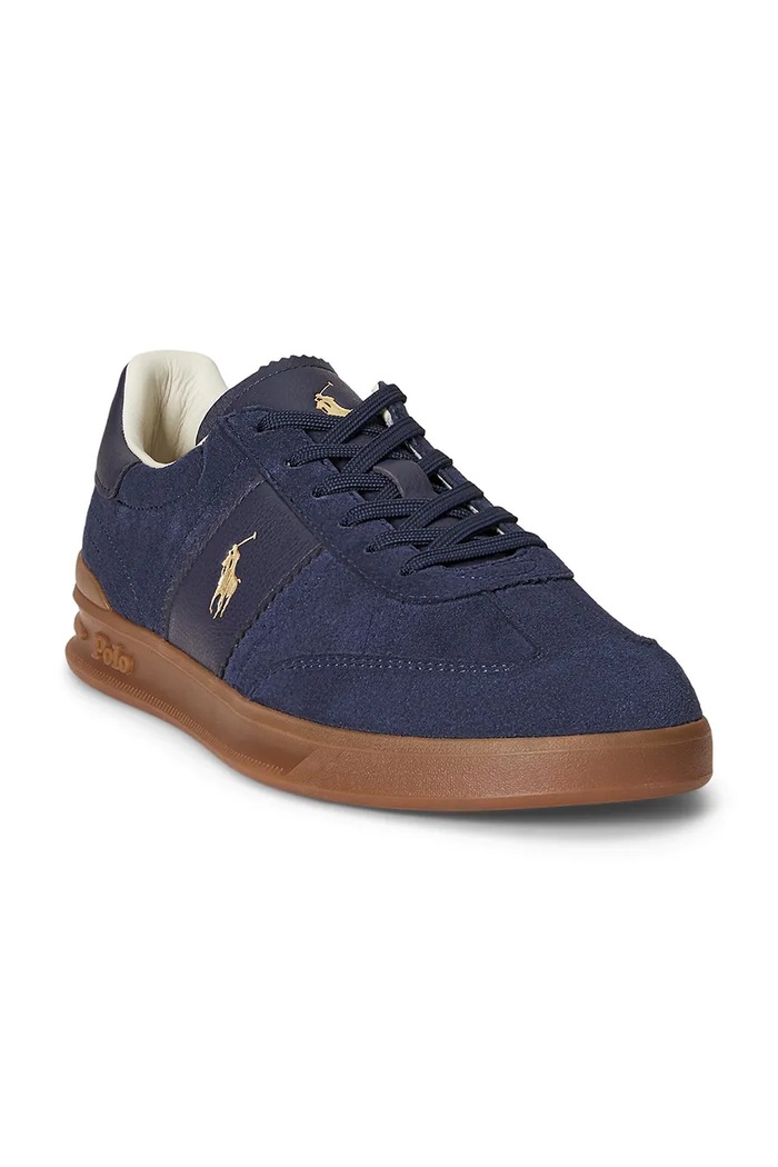 Шкіряні кросівки Polo Ralph Lauren Hrt Aera Pp 809973707002.400 темно-синій