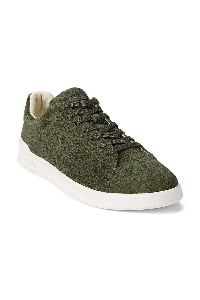 Polo Ralph Lauren sneakers din piele întoarsă Hrt Crt Ii 809973732004.300 verde