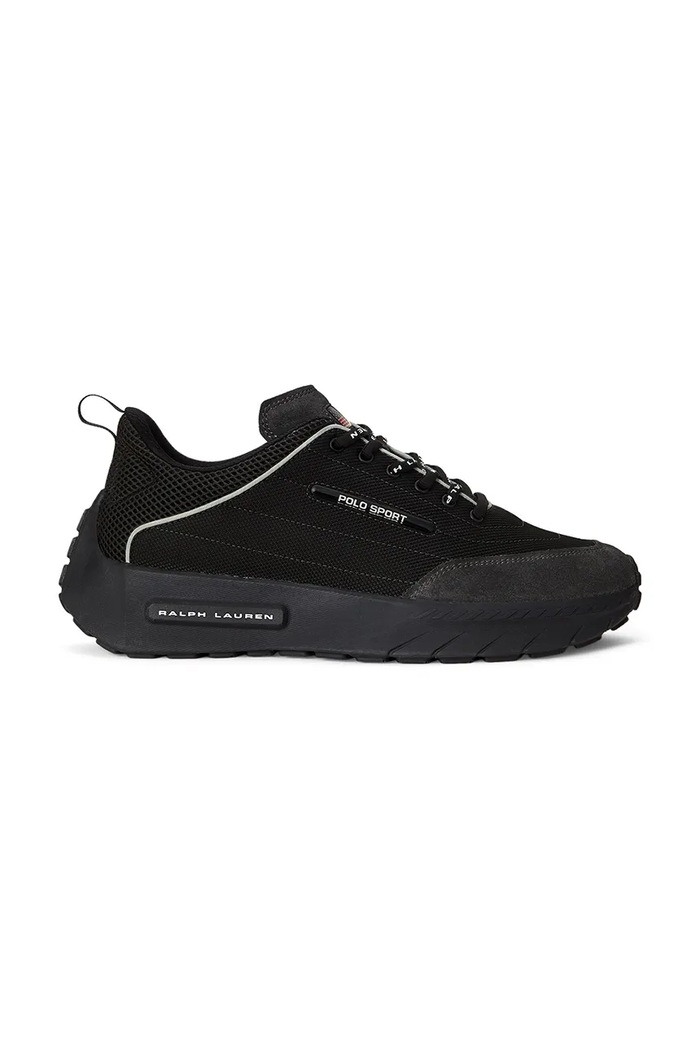 Topánky Polo Ralph Lauren Ps 250 semišová koža čierna 809974016003.001