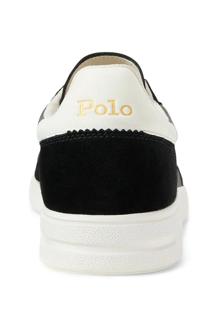 Obuwie Polo Ralph Lauren sneakersy skórzane Bedford Pp 809978009001.001 czarny