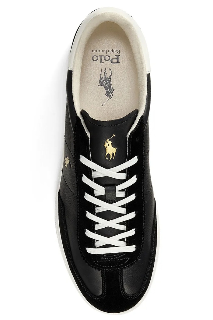 Polo Ralph Lauren sneakersy skórzane Bedford Pp czarny 809978009001.001