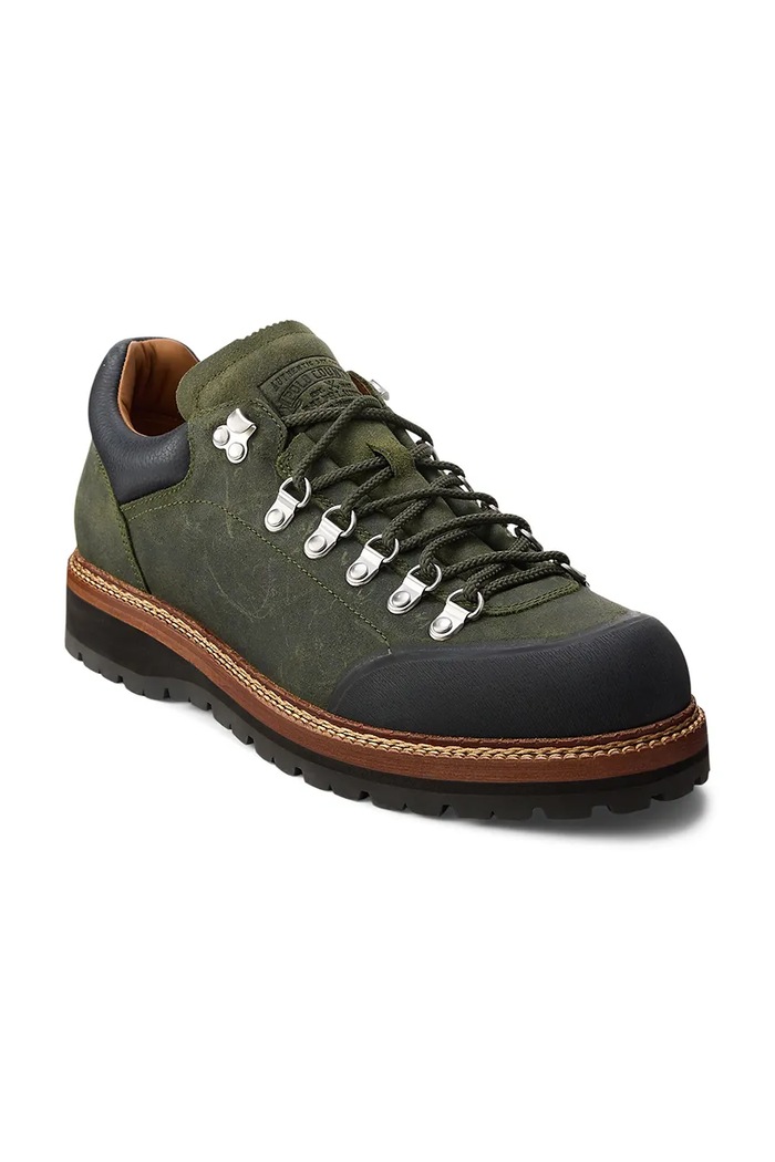 Polo Ralph Lauren pantofi de piele întoarsă Polo Alp Low Boots 812974119003.300 verde