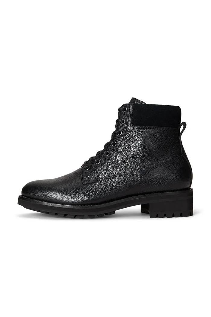 Kožená obuv Polo Ralph Lauren Bryson Md Fd Boots nezateplené čierna 812974121001.001