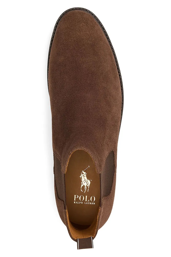 Členkové topánky Polo Ralph Lauren Asher Chlsea hnedá 803978017001.201