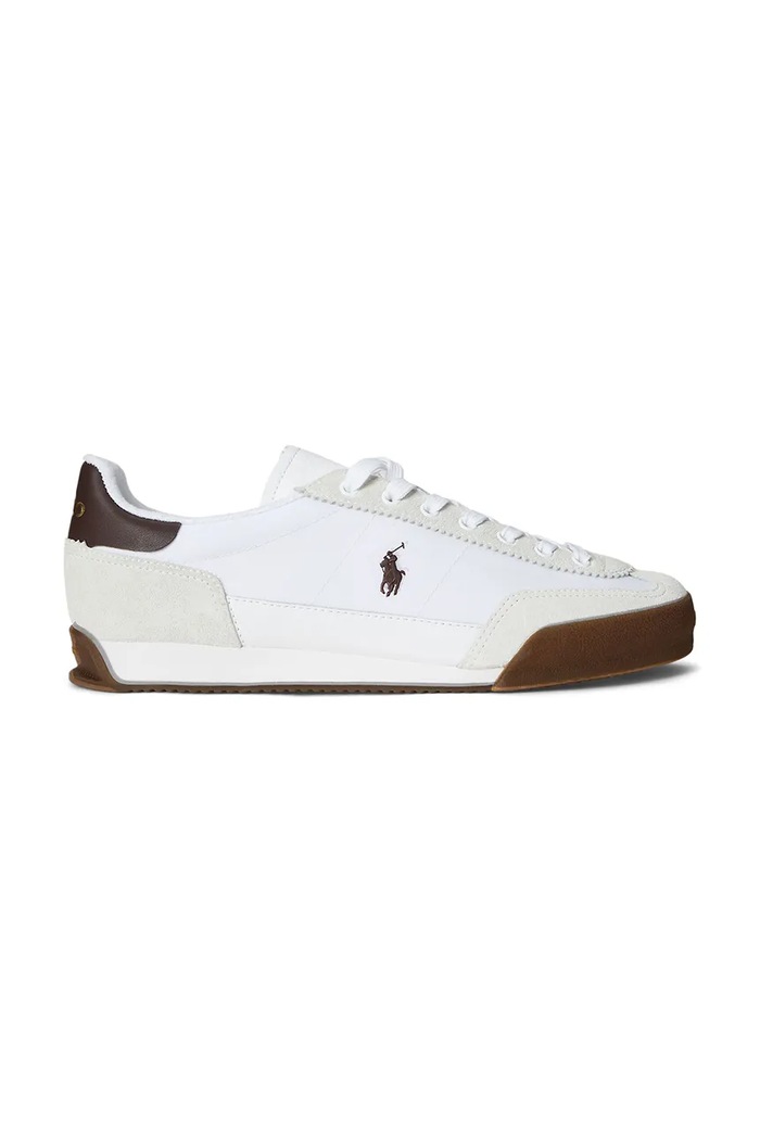 Topánky Polo Ralph Lauren Hester Pp semišová koža biela 809973738004.100