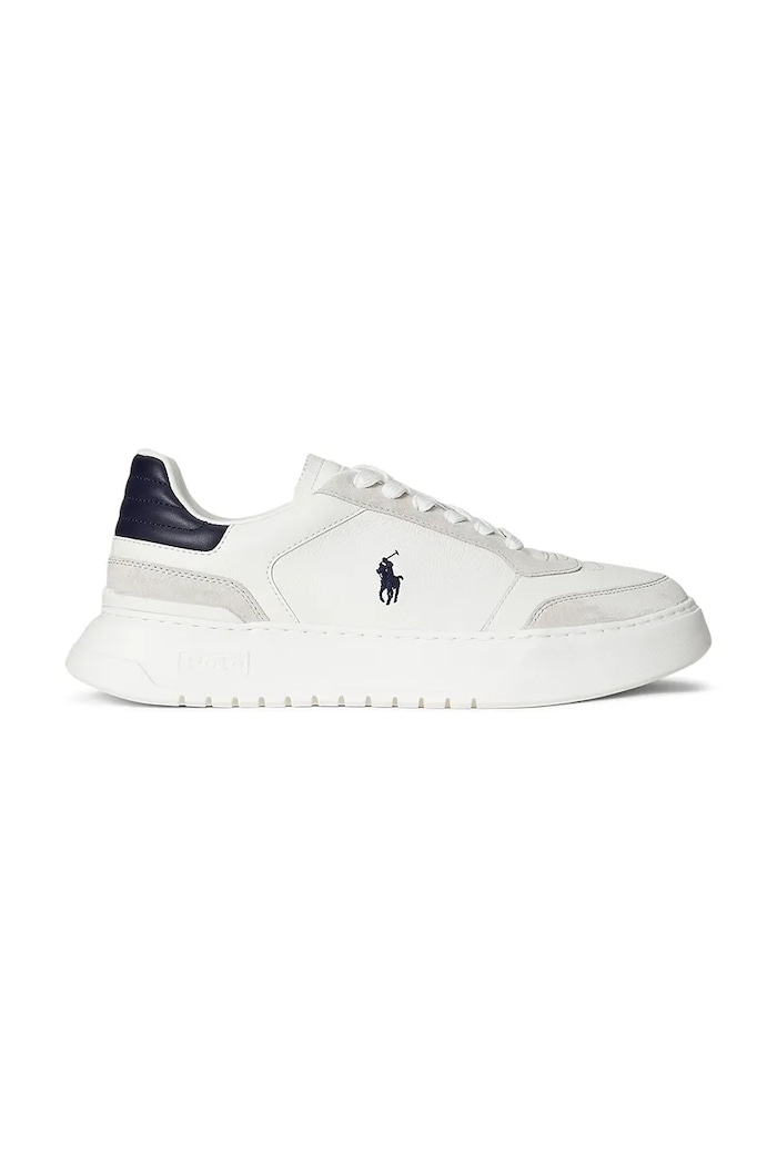 Polo Ralph Lauren sneakersy skórzane Rlite Sport niska biały 809974098002.100