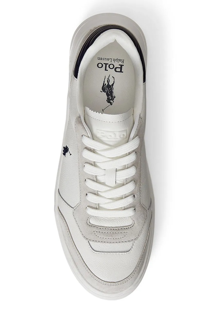 Polo Ralph Lauren sneakersy skórzane Rlite Sport biały 809974098002.100