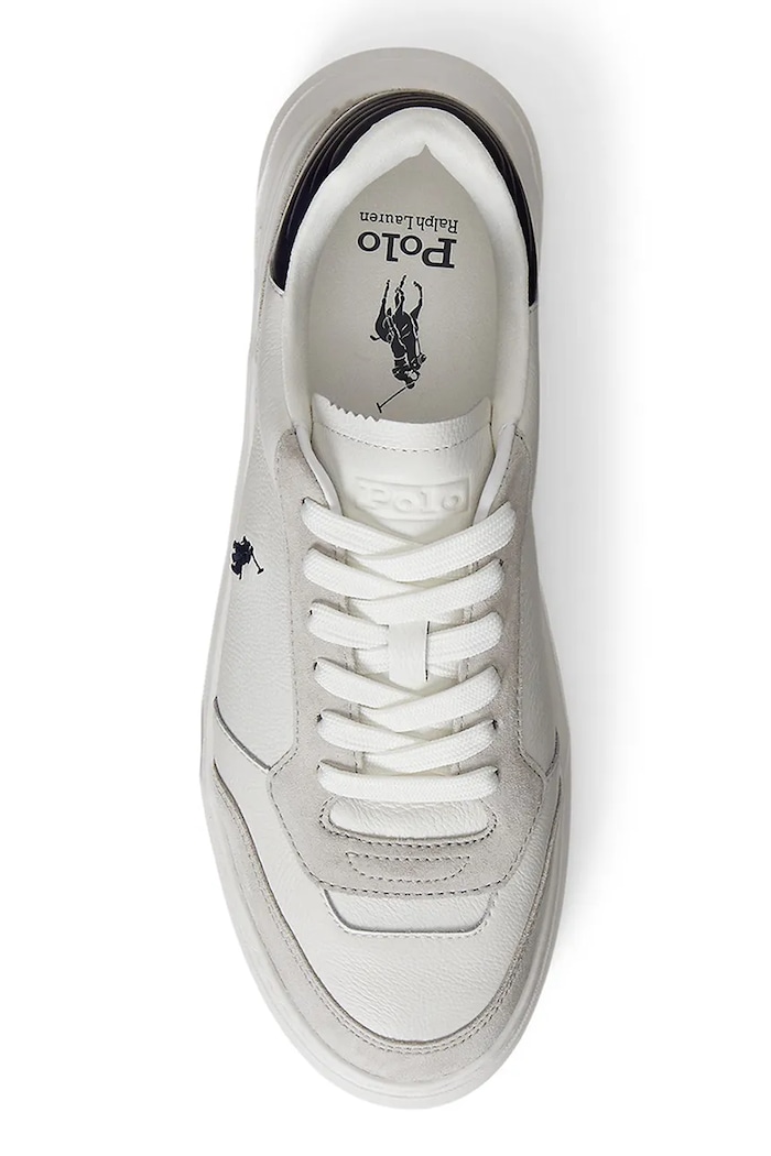 Polo Ralph Lauren sneakersy skórzane Rlite Sport biały 809974098002.100