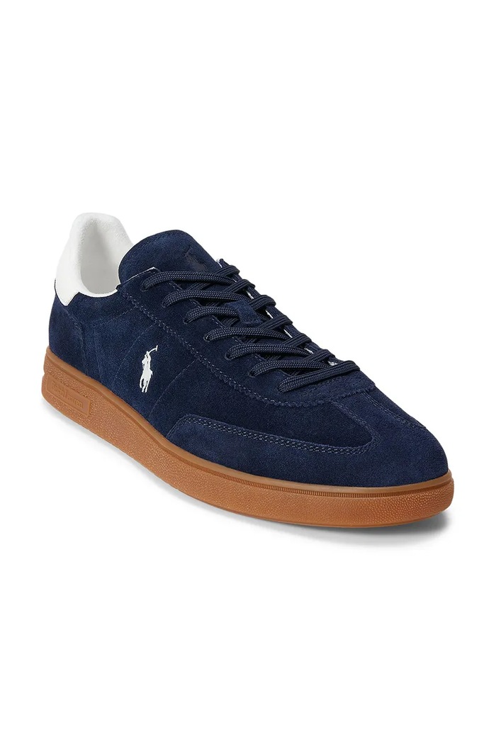 Semišové tenisky Polo Ralph Lauren Bedford Pp 809978008001.410 tmavomodrá SS26