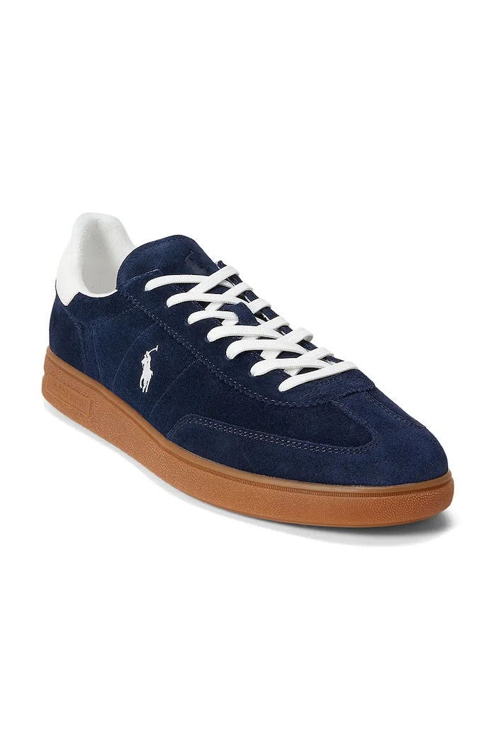 Semišové tenisky Polo Ralph Lauren Bedford Pp 809978008001.410 tmavomodrá