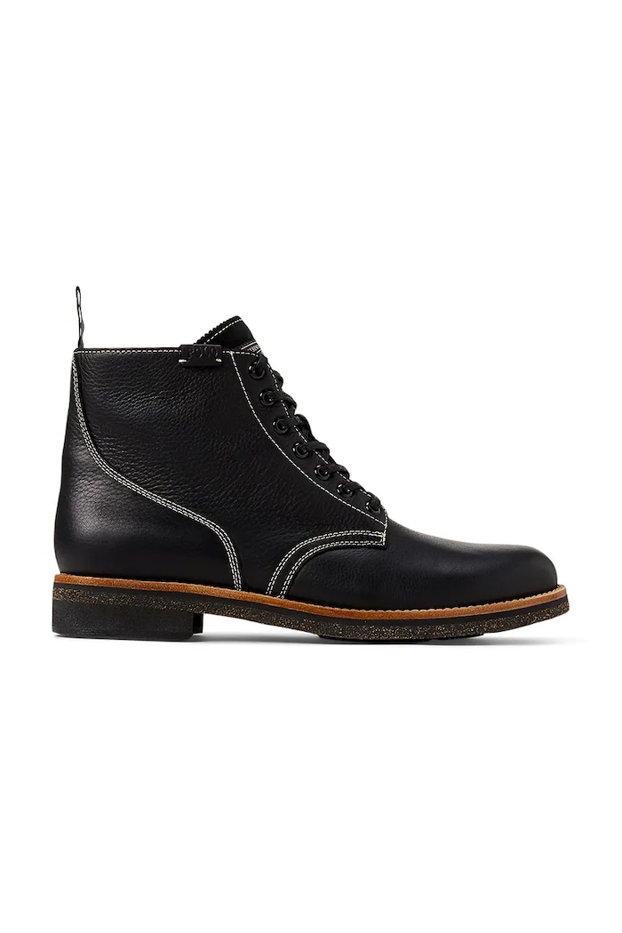 Visoki usnjeni čevlji Polo Ralph Lauren Radford Boot Casual črna 812959000001.001