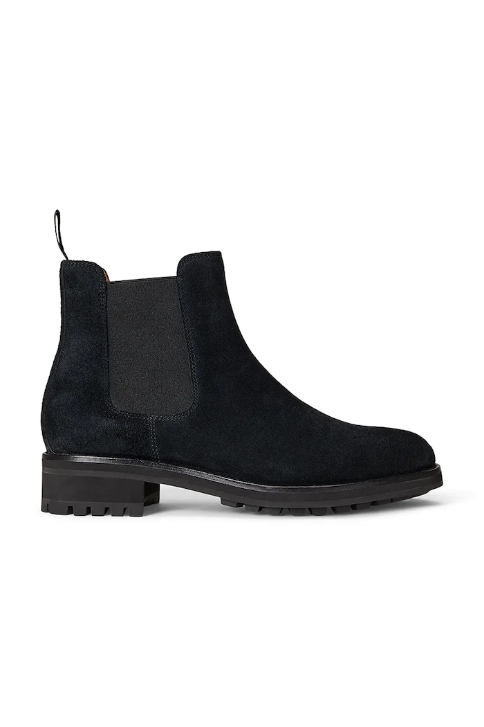 Polo Ralph Lauren pantofi de piele întoarsă Bryson Chls casual negru 812974123001.001