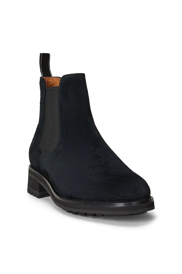 Polo Ralph Lauren pantofi de piele întoarsă Bryson Chls 812974123001.001 negru AW25