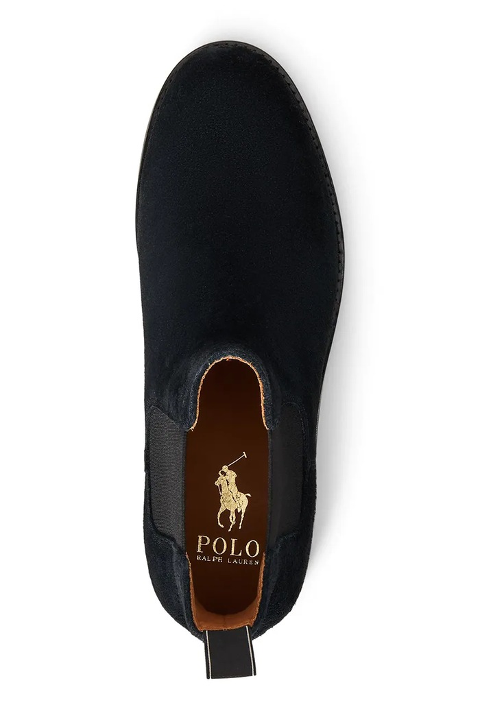 Polo Ralph Lauren pantofi de piele întoarsă Bryson Chls negru 812974123001.001