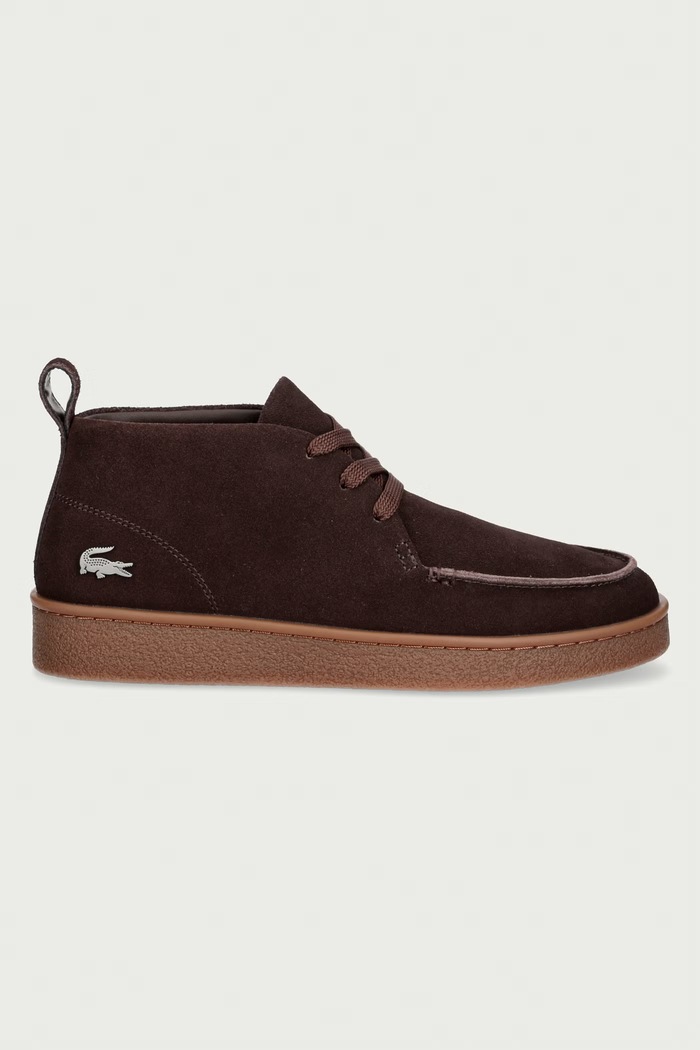 Lacoste Κλειστά χαμηλά παπούτσια Ανδρικά σουέτ Baseshot Chukka Sneakers 50SMA0028 καφέ AW25