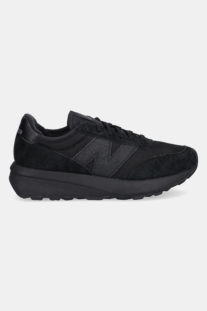 Superge iz semiša New Balance 370 U370AJ črna SS26