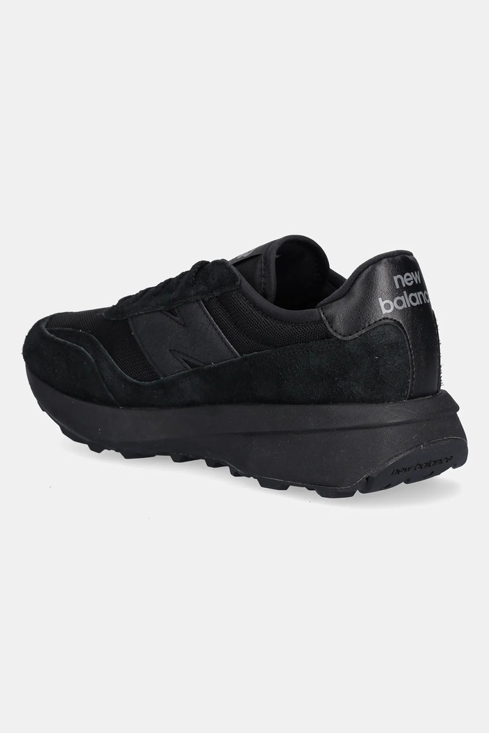 Obutev Superge iz semiša New Balance 370 U370AJ črna