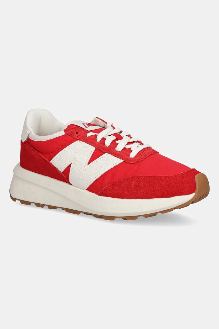 New Balance sportcipő 370 velúr bőr piros U370VD