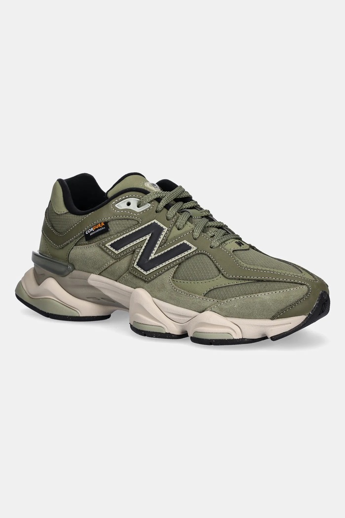 New Balance sneakers 9060 pelle scamosciata verde U9060ORC