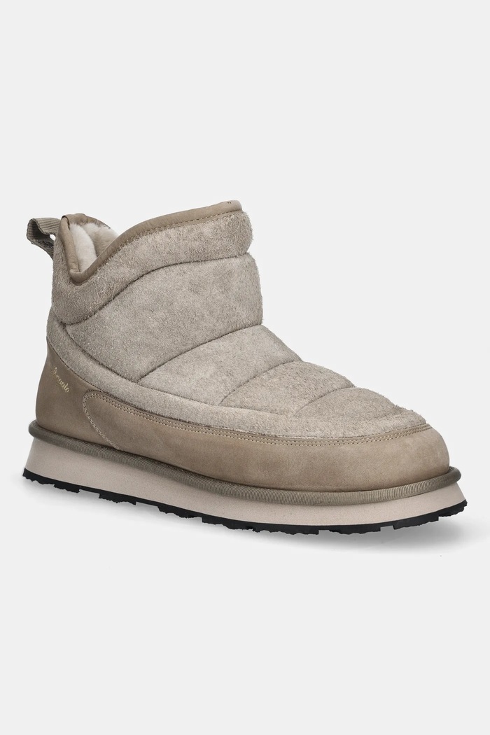 Μπότες χιονιού σουέτ Axel Arigato Pillow Boot μόνωση μπεζ F2559002