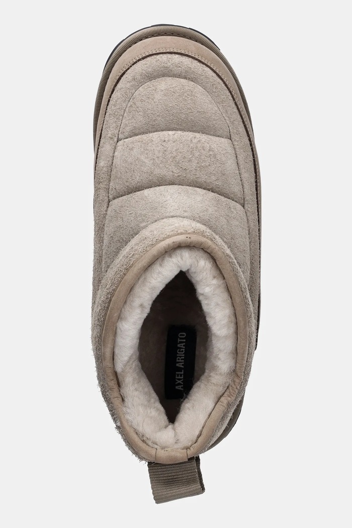 Μπότες χιονιού σουέτ Axel Arigato Pillow Boot μπεζ F2559002