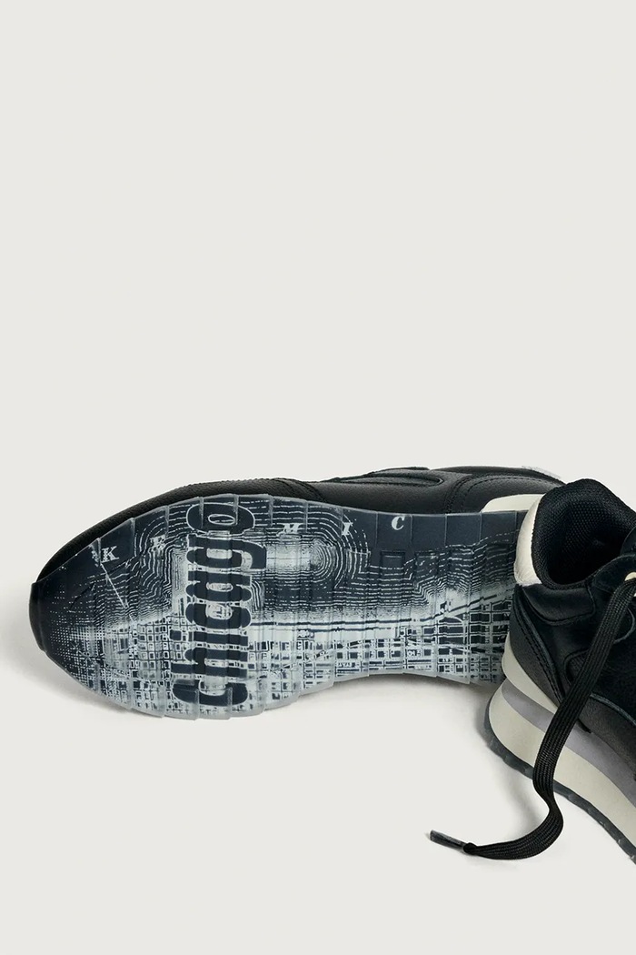 Obuwie Hoff sneakersy skórzane CITY CHICAGO WOMAN 22502021 czarny