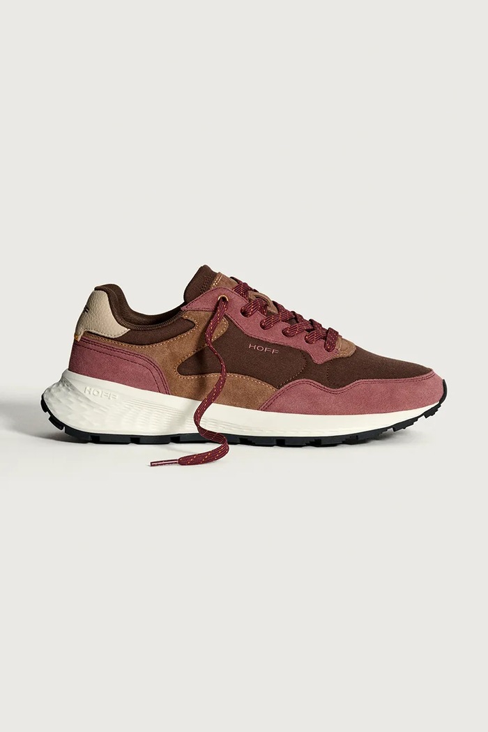 Tenisky Hoff CITY MKII BURGUNDY M semišová koža burgundské 22535607
