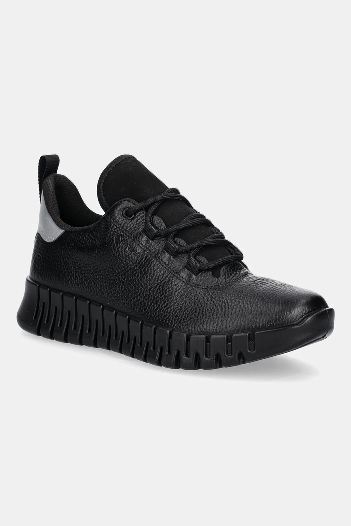 Ecco Kožené tenisky Ecco Gruuv Sneaker Lea Gtx černá 218233.01001