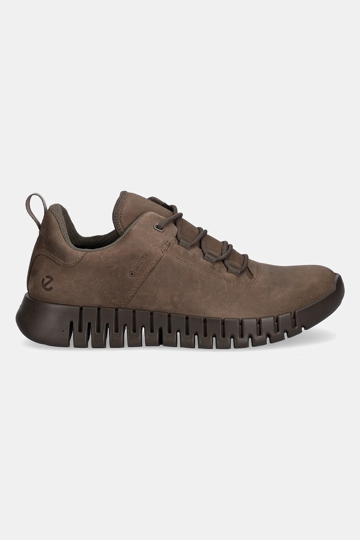 Ecco scarpe da ginnastica in nubuck Gruuv Sneaker Lea Gtx 525224.02559 marrone AW25