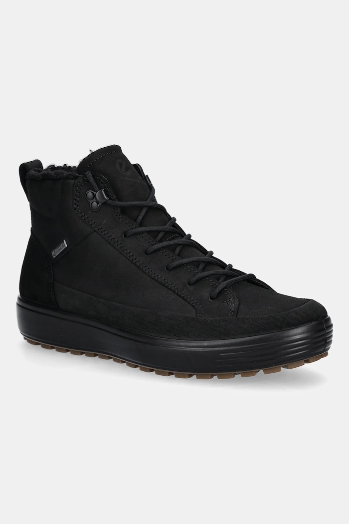Ecco Παπούτσια nubuck Ecco Soft 7 Tred High Boot μαύρο 450444.51052
