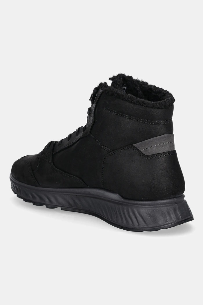 Cipők Ecco nubuk cipő Exostride Mid Warm 835414.02001 fekete