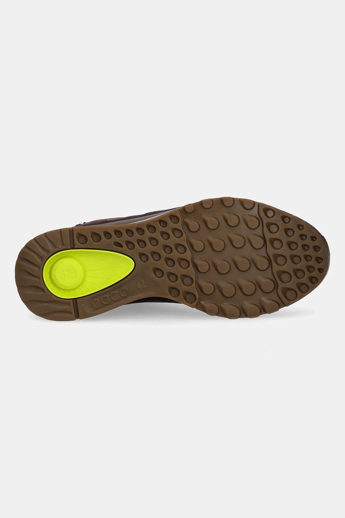 Nubukové boty Ecco Exostride Mid Warm 835414.02178 hnědá
