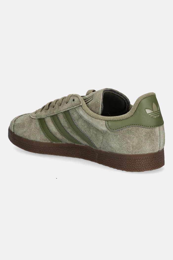 Boty Semišové tenisky adidas Originals Gazelle JR6288 zelená