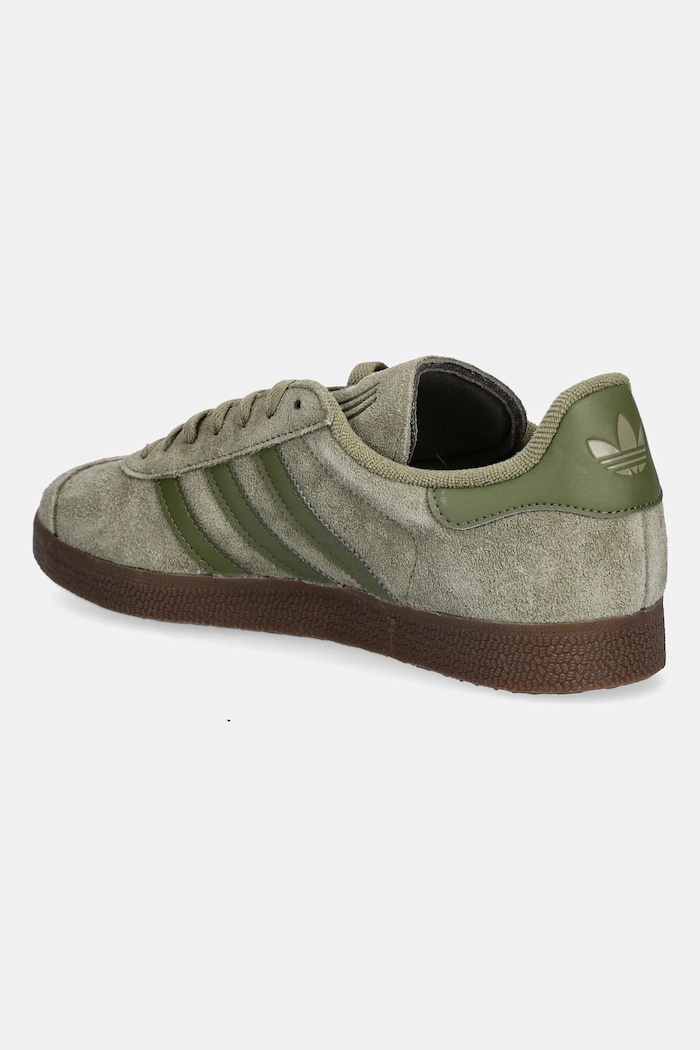 Boty Semišové tenisky adidas Originals Gazelle JR6288 zelená