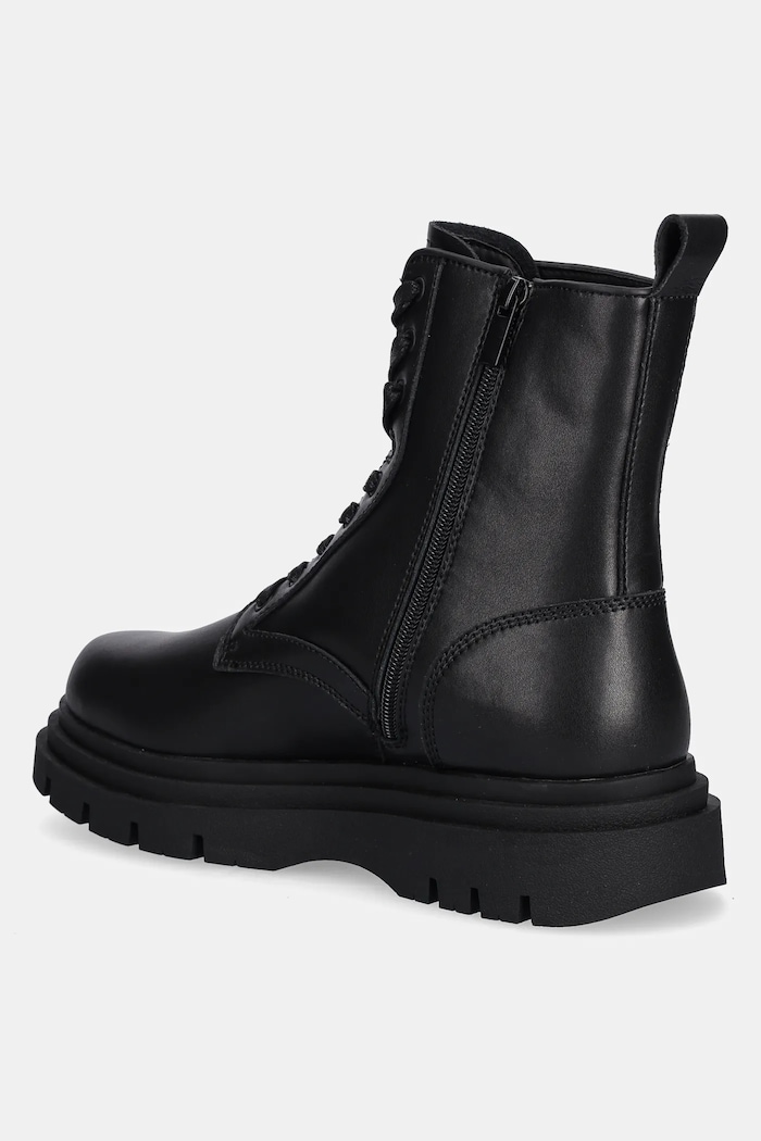 Încălțăminte Armani Exchange bocanci de piele XM001961.AF17328.UC001 negru