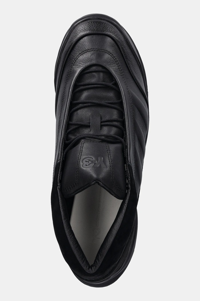 Δερμάτινα sneakers Y-3 GSG9 Mid μαύρο JQ8827