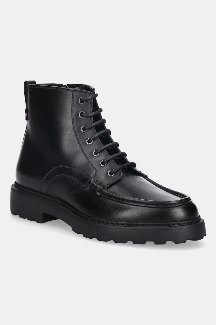 Bally ghete de piele GAVERIN-FC cu snur negru MSB09X.VT031.U901