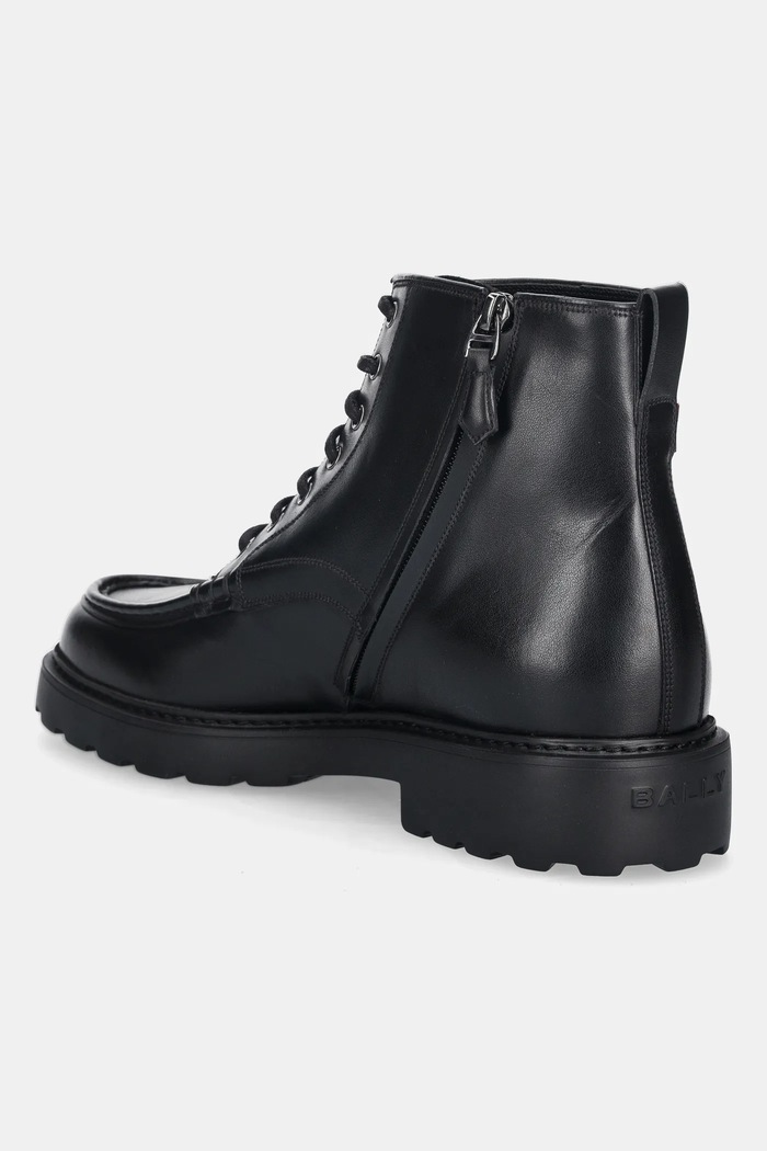 Încălțăminte Bally ghete de piele GAVERIN-FC MSB09X.VT031.U901 negru