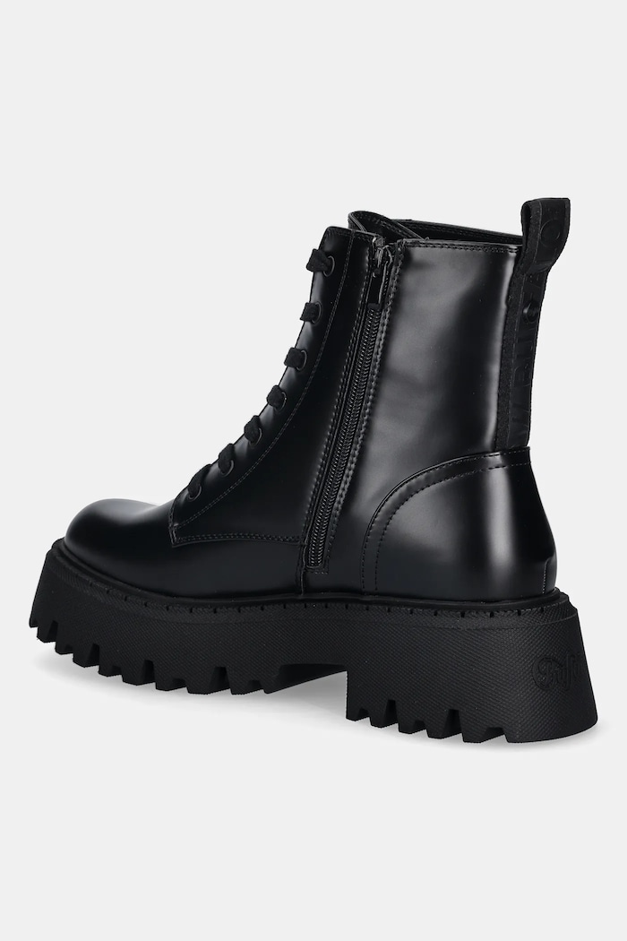 Încălțăminte Buffalo pantofi înalți Aspen Lace Up Bs 1430032 negru