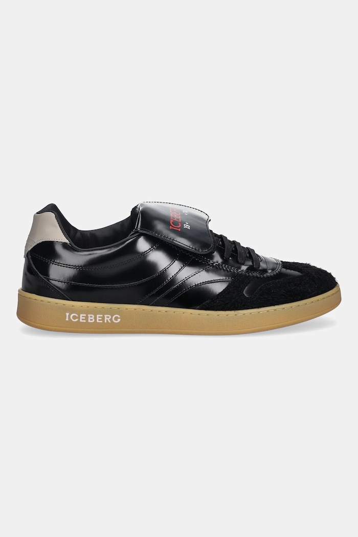 Usnjene superge Iceberg California IU180901 črna AW25