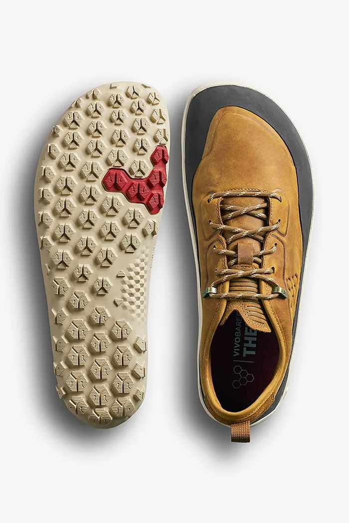 Kožená obuv Vivobarefoot TRACKER LEATHER LOW zelená 309534